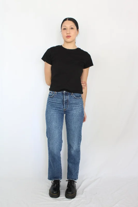 Levi Strauss - Ribcage Straight Ankle Jeans