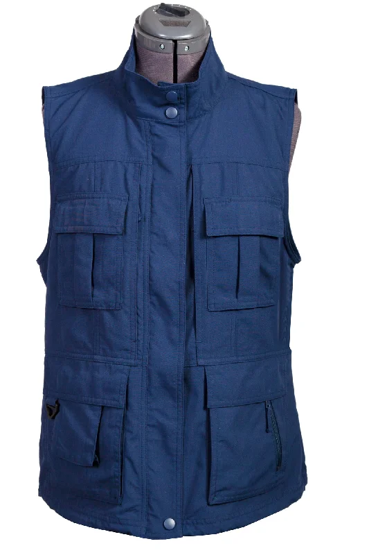 Scully Womens Ink Nylon Petite Pocket Vest